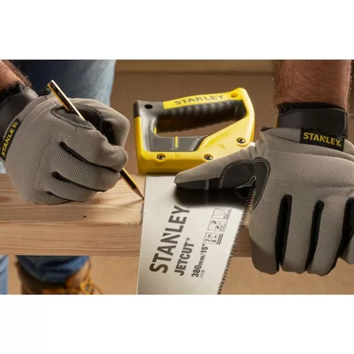 Stanley 2-15-281 fűrész 38 cm Fekete, Rozsdamentes acél, Sárga