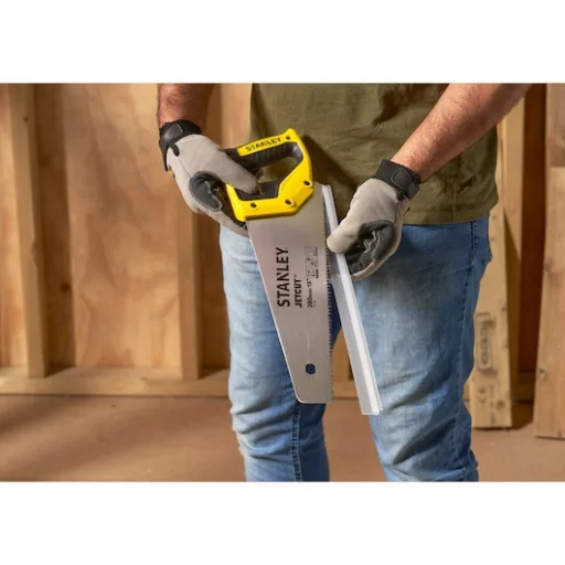 Stanley 2-15-281 fűrész 38 cm Fekete, Rozsdamentes acél, Sárga