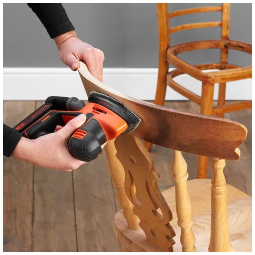 Black & Decker BDCDS18N hordozható csiszoló Finomcsiszoló 12000 RPM Fekete, Narancssárga