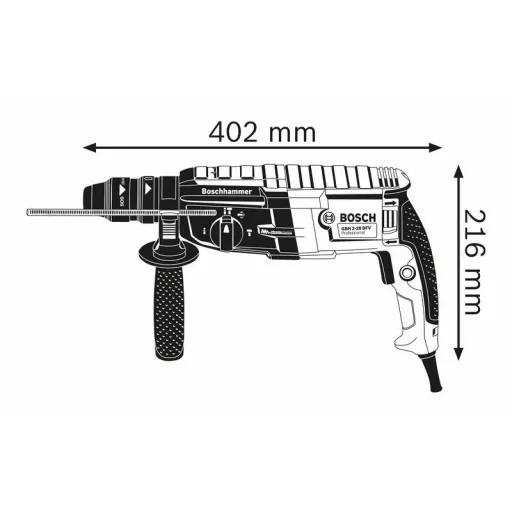 Bosch GBH 2-28 F Professional 880 W 900 RPM SDS Plus