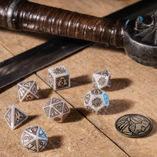 Q-workshop The Witcher Dice Set. Geralt