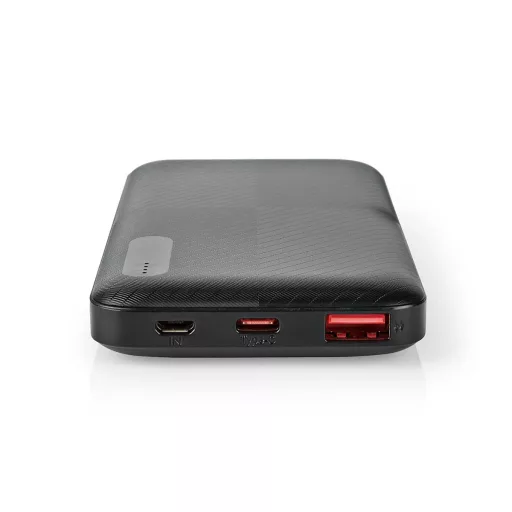 Nedis UPBKPD10000BK külső akkumulátor Lítium-polimer (LiPo) 10000 mAh Fekete