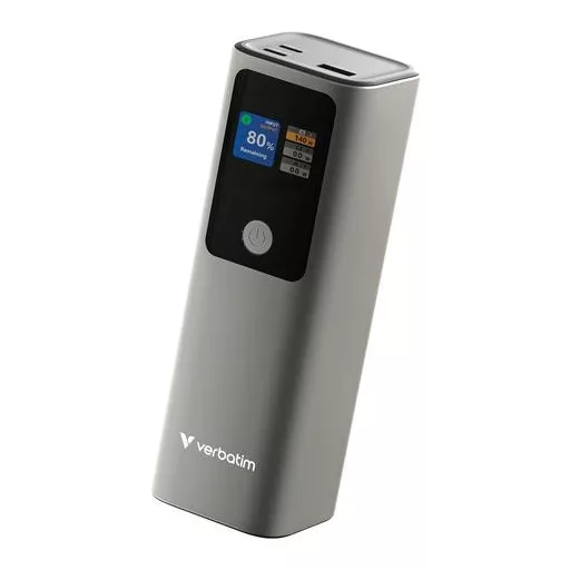 Verbatim Charge 'n' Go Power Bank 27000mAh 183W Grey