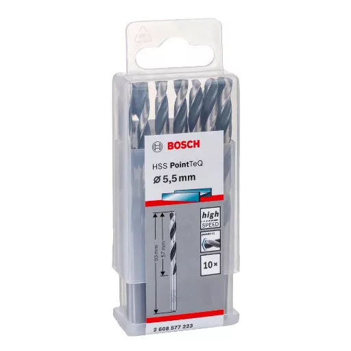 Bosch 2 608 577 223 fúrószár Csavart hornyú menetfúró 10 db