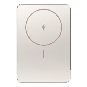   Xiaomi Super Slim Magnetic Power Bank 5000 Lítium-ion (Li-ion) 5000 mAh Vezeték nélkül tölthető Homok