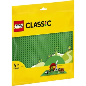   11023 Classic Grüne Bauplatte (grün, Quadratische Grundplatte mit 32x32 Noppen)