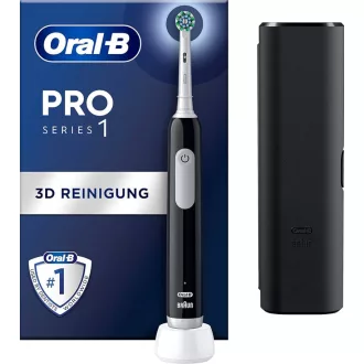   Oral-B Pro 1 Cross Action Felnőtt Forgó-oszcilláló fogkefe Fekete