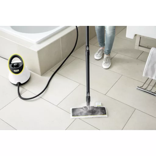Kärcher SC 2 Deluxe Henger gőztisztító 1 L 1500 W Fekete, Fehér