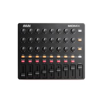 Akai MidiMix 3 csatornák Fekete, Vörös