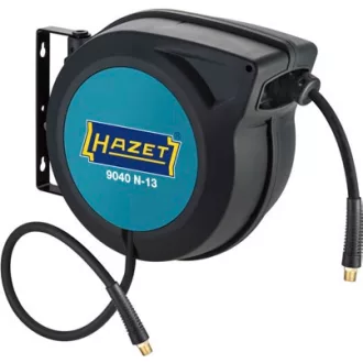   HAZET 9040N-13 tömlőorsó Falra szerelhető tekercs Automatikus Fekete, Kék