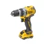 DeWALT DCD703L2T-QW fúrógép 1500 RPM Kulcsnélküli 900 g Fekete, Sárga