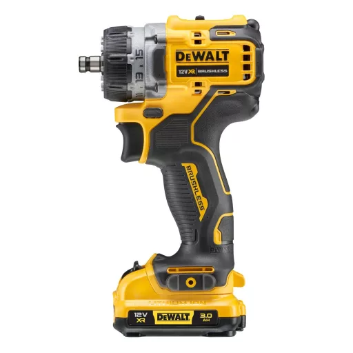 DeWALT DCD703L2T-QW fúrógép 1500 RPM Kulcsnélküli 900 g Fekete, Sárga