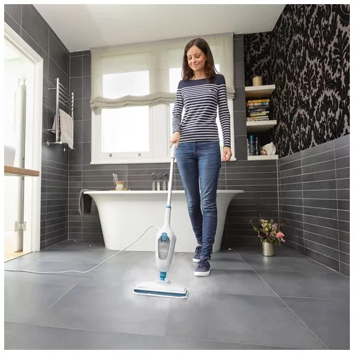 Black & Decker FSMH13E10 gőztisztító 1300 W Fehér