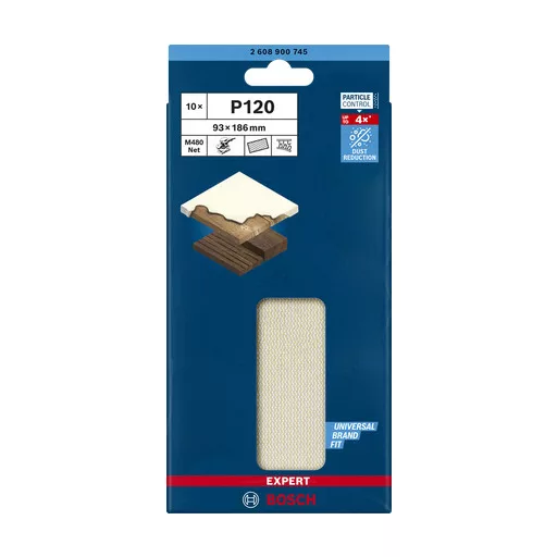 Bosch 2 608 900 745 csiszoló tartozék 10 db Csiszolóháló