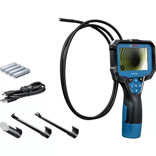 Bosch GIC 12V-4-23 C ipari ellenőrző kamera 8,3 mm Könnyen kezelhető, rugalmas szonda IP67, IP54