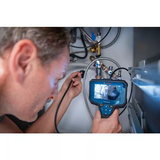 Bosch GIC 12V-4-23 C ipari ellenőrző kamera 8,3 mm Könnyen kezelhető, rugalmas szonda IP67, IP54