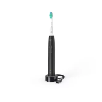   Philips 3100 series HX3671/14 elektomos fogkefe Felnőtt Szonikus fogkefe Fekete