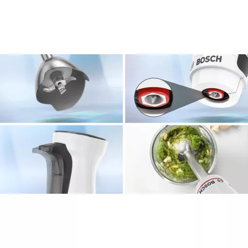 Bosch Serie 4 MSM4W410 turmixgép Merülő mixer 800 W Antracit, Fehér