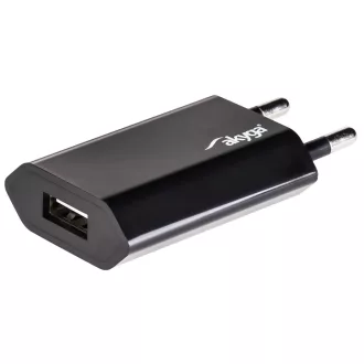  Akyga AK-CH-03BK mobiltelefon töltő Okostelefon, Táblagép Fekete Váltakozó áram, Egyenáram Beltéri