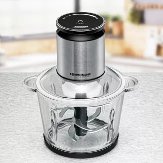  Rommelsbacher MZ 800 konyhai aprítógép 2,7 L 800 W Fekete, Rozsdamentes acél