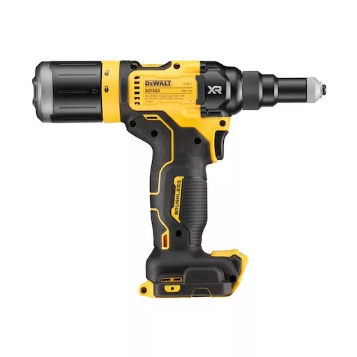 DeWALT DCF403NT-XJ pneumatikus szegecselő Fekete, Sárga 2.4,3.2,4,4.8 mm 10000 kN