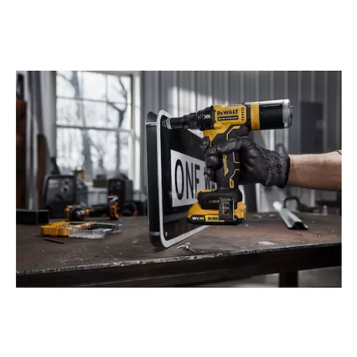 DeWALT DCF403NT-XJ pneumatikus szegecselő Fekete, Sárga 2.4,3.2,4,4.8 mm 10000 kN