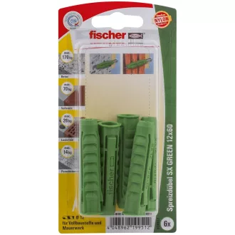   Fischer 524827 horgonycsavar és tipli 6 db Bővítő kapcsolathely 60 mm