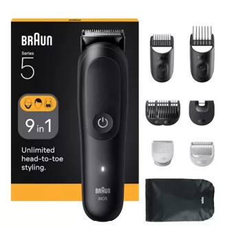   Braun AIO5540 szakáll/hajnyíró Fekete 14 Lítium-ion (Li-ion)