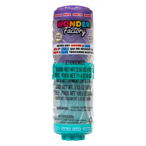 Plastic mass Wonder Factory Never Dry Dough, Purple Teal