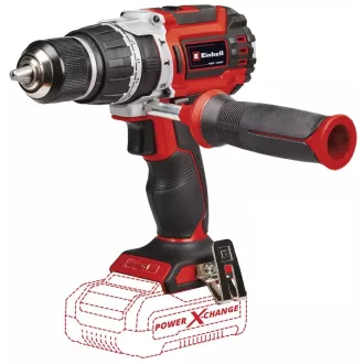   Einhell TP-CD 18/60 Li-i BL 32000 RPM Kulcsnélküli 1,37 kg Fekete, Vörös