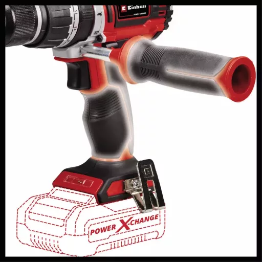 Einhell TP-CD 18/60 Li-i BL 32000 RPM Kulcsnélküli 1,37 kg Fekete, Vörös