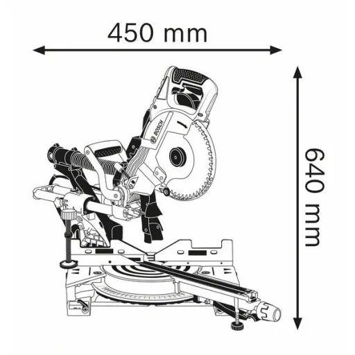 Bosch GCM 8 SDE Professional 5000 RPM 1600 W