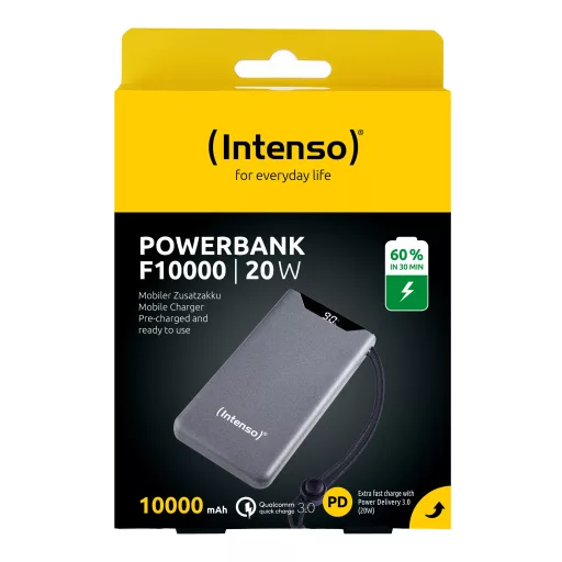 Intenso 7332034 külső akkumulátor Lítium-polimer (LiPo) 10000 mAh Szürke