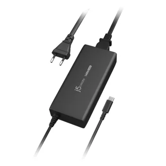   j5create JUP17140 áramátalakító és inverter Beltéri 140 W Fekete