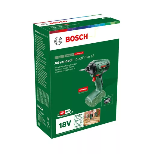 Bosch AdvancedImpactDrive 18 2600 RPM Fekete, Zöld