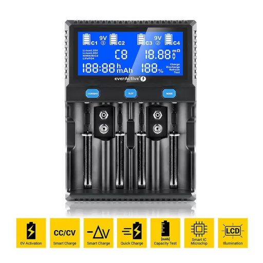 Everactive UC-4200 akkumulátor töltő Univerzális Váltakozó áram