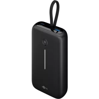   Goobay 76252 külső akkumulátor Lítium-polimer (LiPo) 20000 mAh Fekete