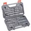 SDS Plus Meißel- & Bohrer-Satz, 12-teilig (rot, O 5-16mm, Transportkoffer)