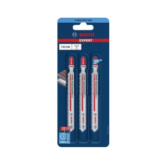   Bosch 2 608 900 566 lombfűrész, kanyarítófűrész és szablyafűrész lap Lombfűrész penge Keményfém 3 db
