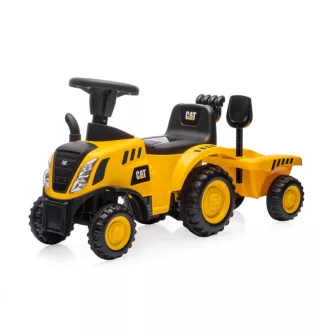 CAT vehicle Tractor with trailer yellow ride-on