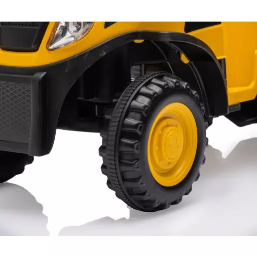CAT vehicle Tractor with trailer yellow ride-on