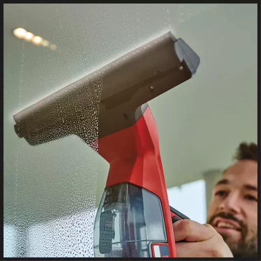 Einhell BRILLIANTO ablaktisztító eszköz 35 cm Fekete, Vörös