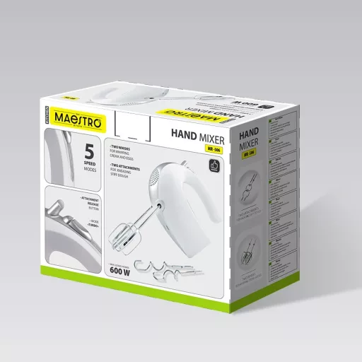 Maestro MR-506 Hand mixer White