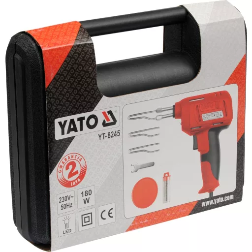 Yato YT-8245 forrasztópáka Hálózati forrasztópáka Fekete, Vörös