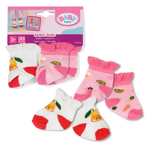 BABY born Socks 2 assorted 43cm Játék babazokni