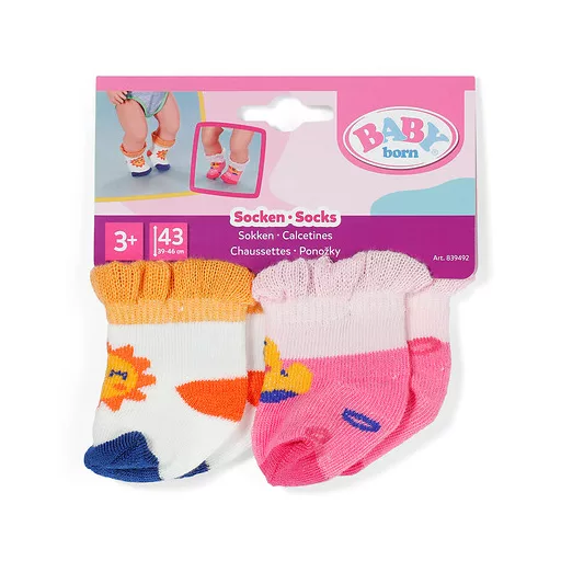 BABY born Socks 2 assorted 43cm Játék babazokni