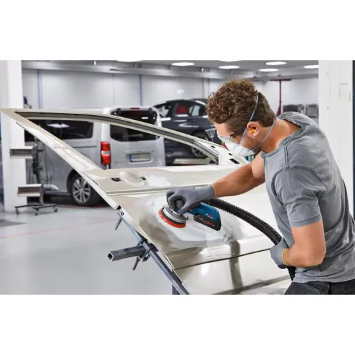 Bosch GEX 18V-125 Professional Excentercsiszoló 10000 RPM 20000 OPM Fekete, Kék, Szürke, Vörös