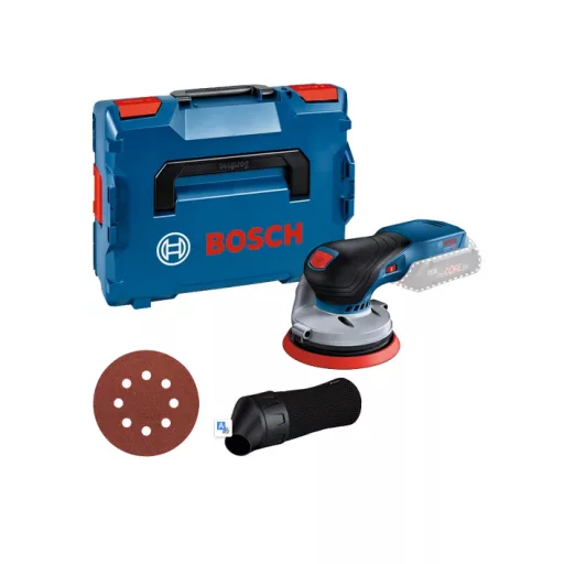 Bosch GEX 18V-125 Professional Excentercsiszoló 10000 RPM 20000 OPM Fekete, Kék, Szürke, Vörös
