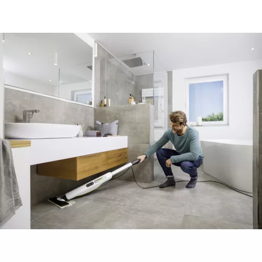Kärcher SC 3 UPRIGHT Gőzölős felmosó 0,5 L 1600 W Fekete, Fehér