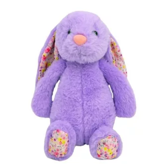 Mascot Mikhail Bunny purple 25 cm